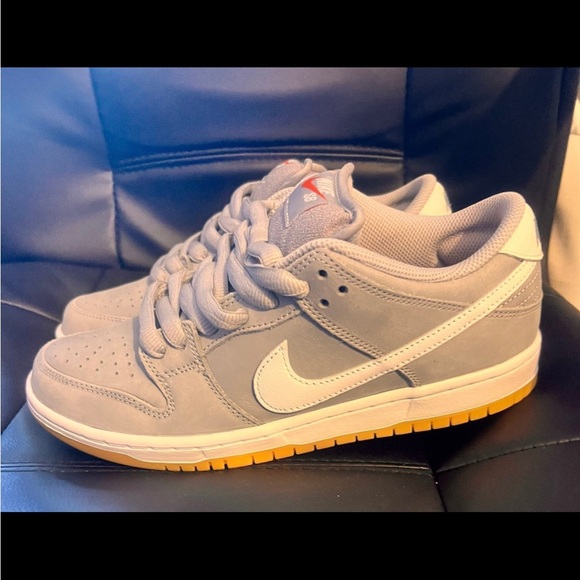 SB Dunk Low Pro ISO Skate Shoes Orange Label Size 7 Men / 8.5 Women FIRM - Picture 1 of 11